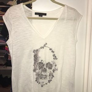 Skull Cashmere cotton slub t-shirt